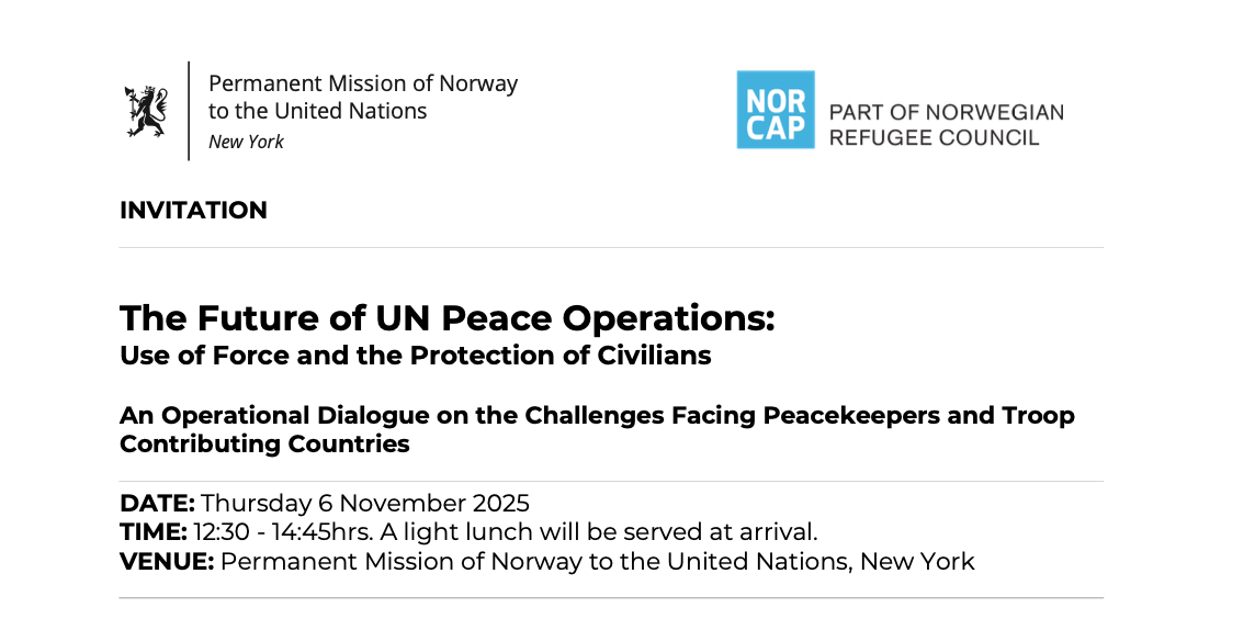 The Future of UN Peace Operations:  Use of Force and the Protection of Civilians